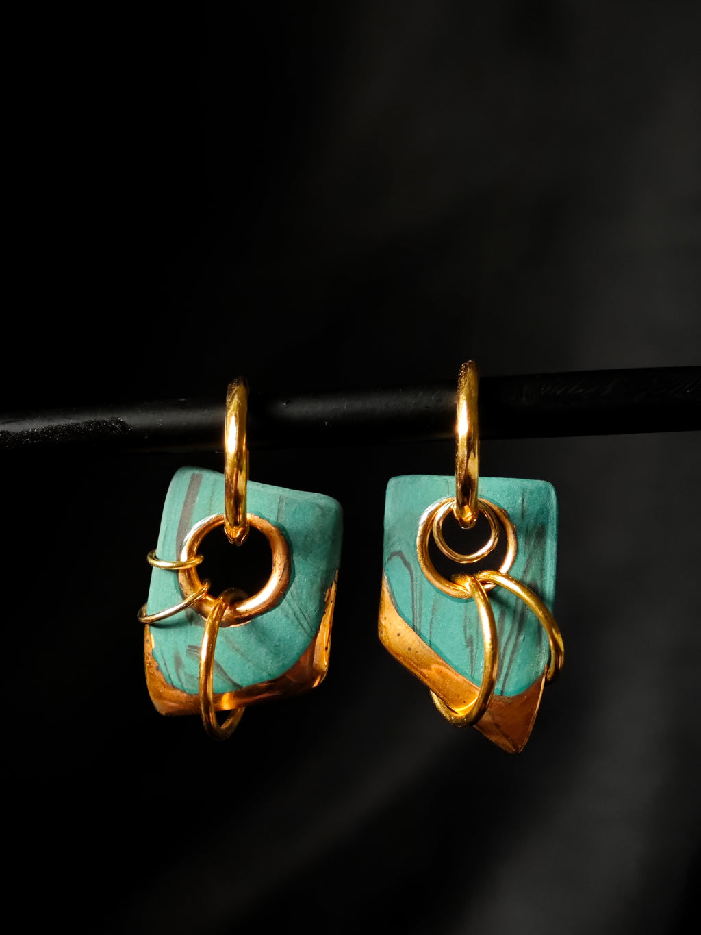gilded lagoon earrings