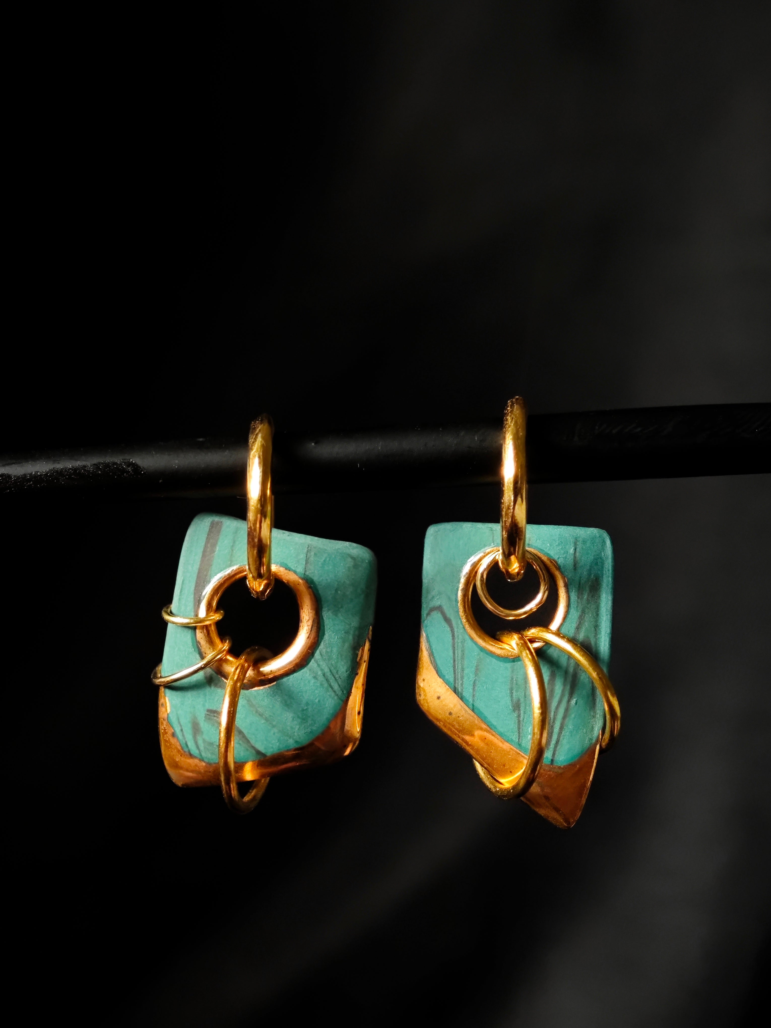 gilded lagoon earrings