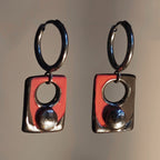 press the button earrings