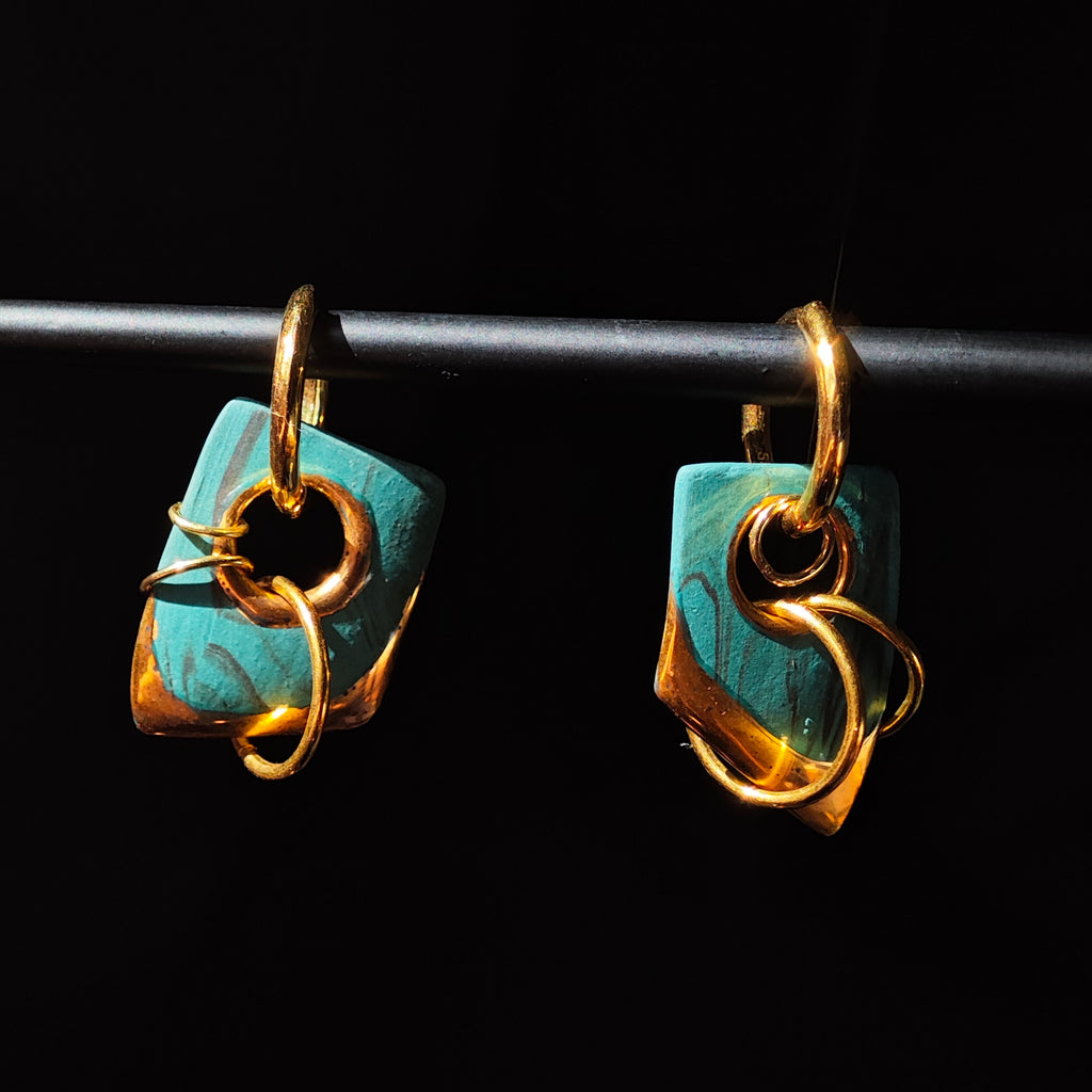 gilded lagoon earrings