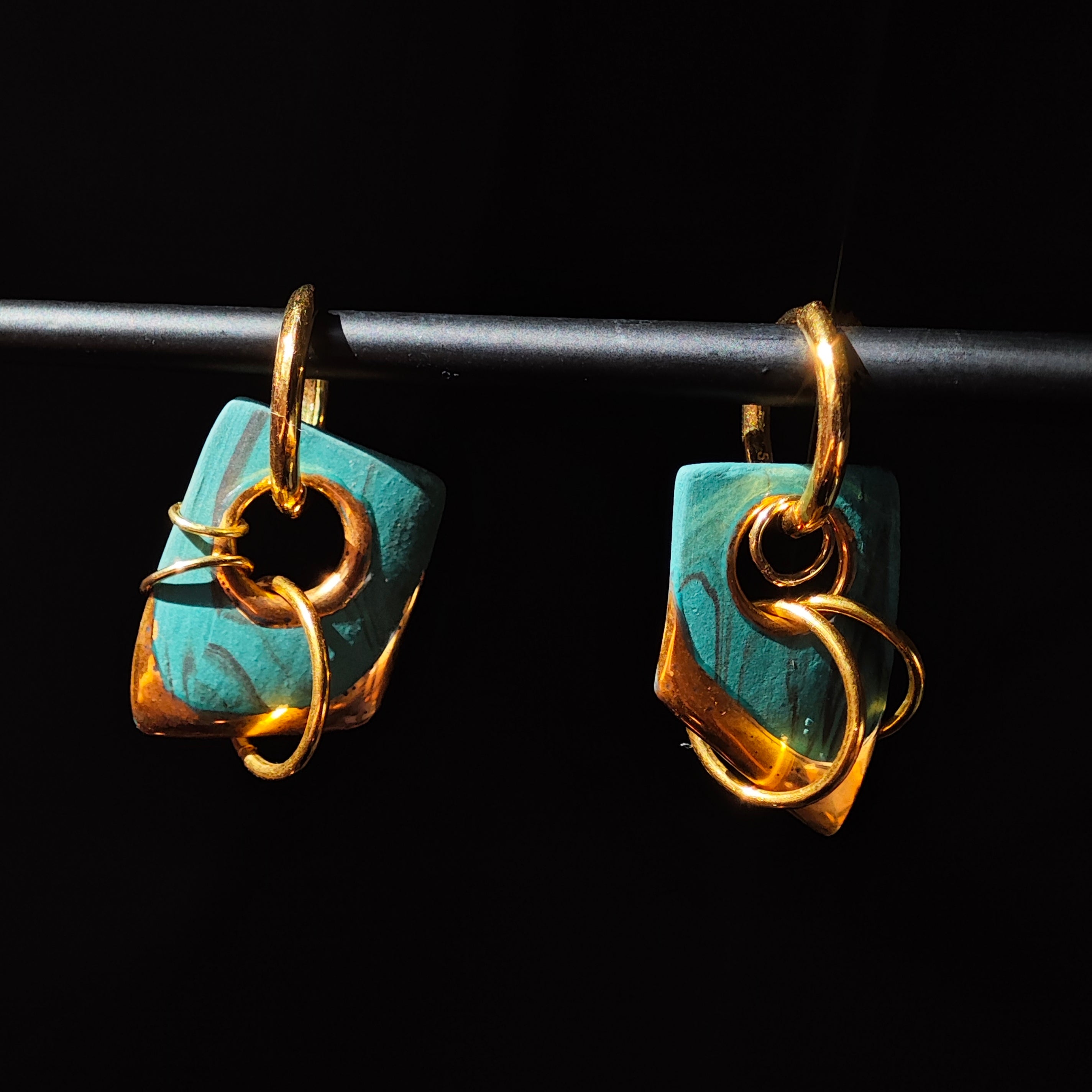 gilded lagoon earrings